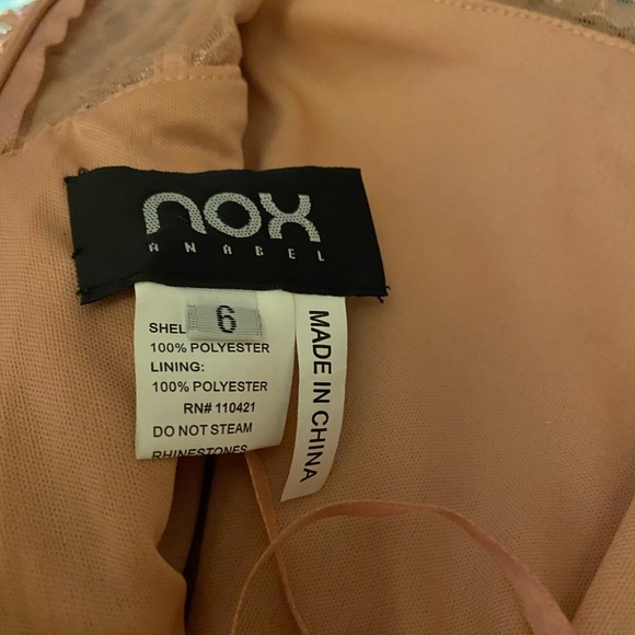 Pink Mermaid Style Rhinestone Prom Dress - Picture 10 of 10